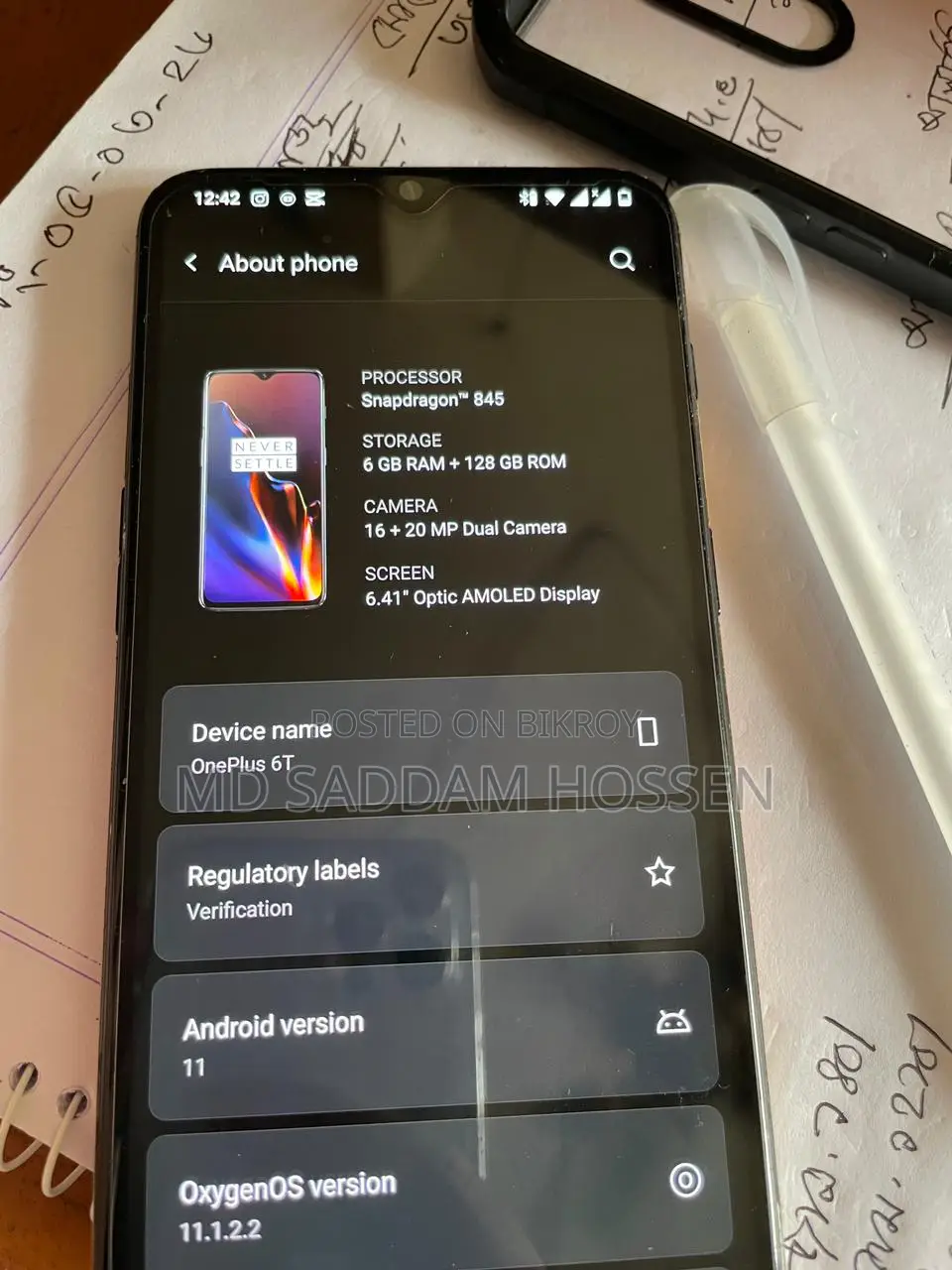 OnePlus 6T 6/128 (Used)