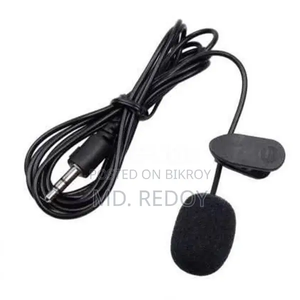 3.5mm Jack Microphone Tie Clip-on Lapel Microphone