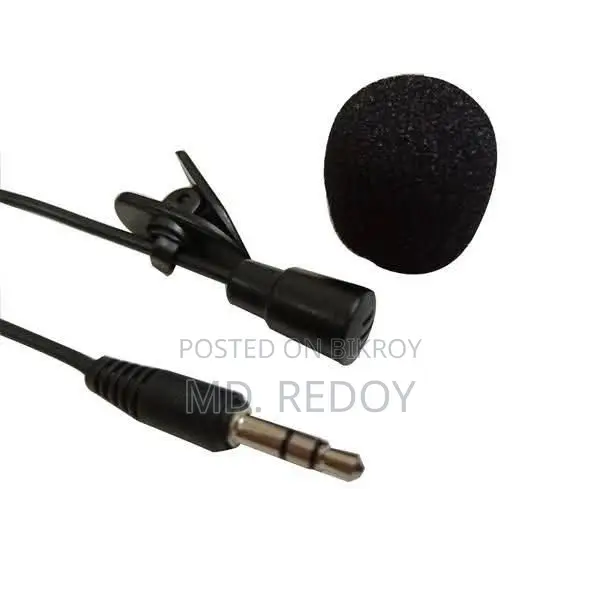 3.5mm Jack Microphone Tie Clip-on Lapel Microphone