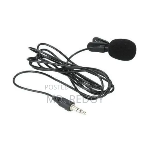 3.5mm Jack Microphone Tie Clip-on Lapel Microphone