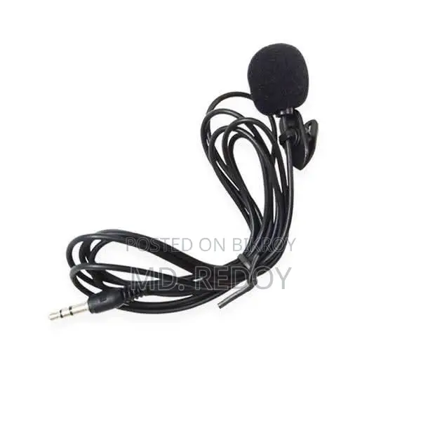 3.5mm Jack Microphone Tie Clip-on Lapel Microphone