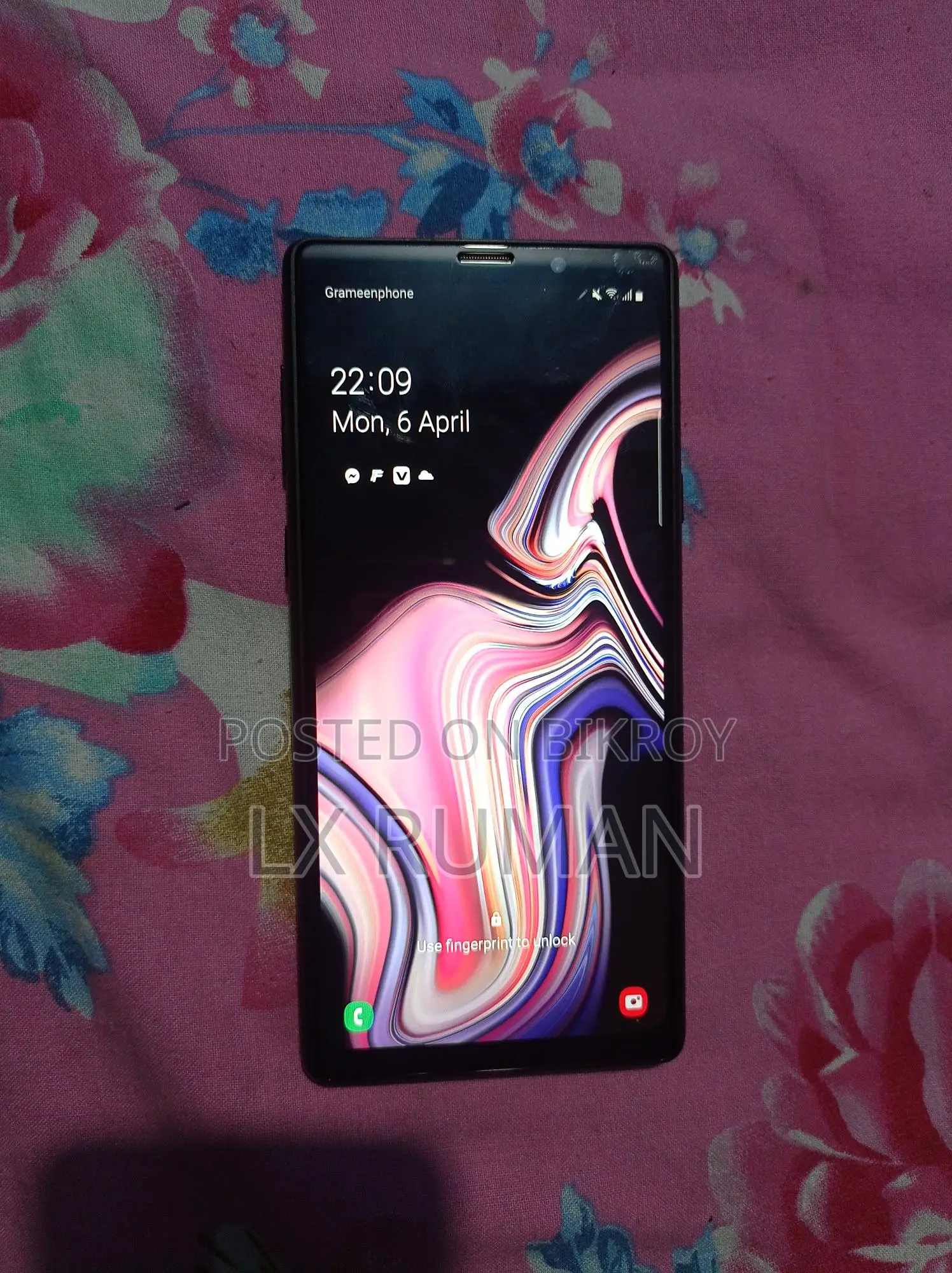 Samsung Galaxy Note 9 ` (Used)