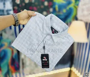 Shy Looks Pure Cotton Full Sleeve Chick Shirt for Men