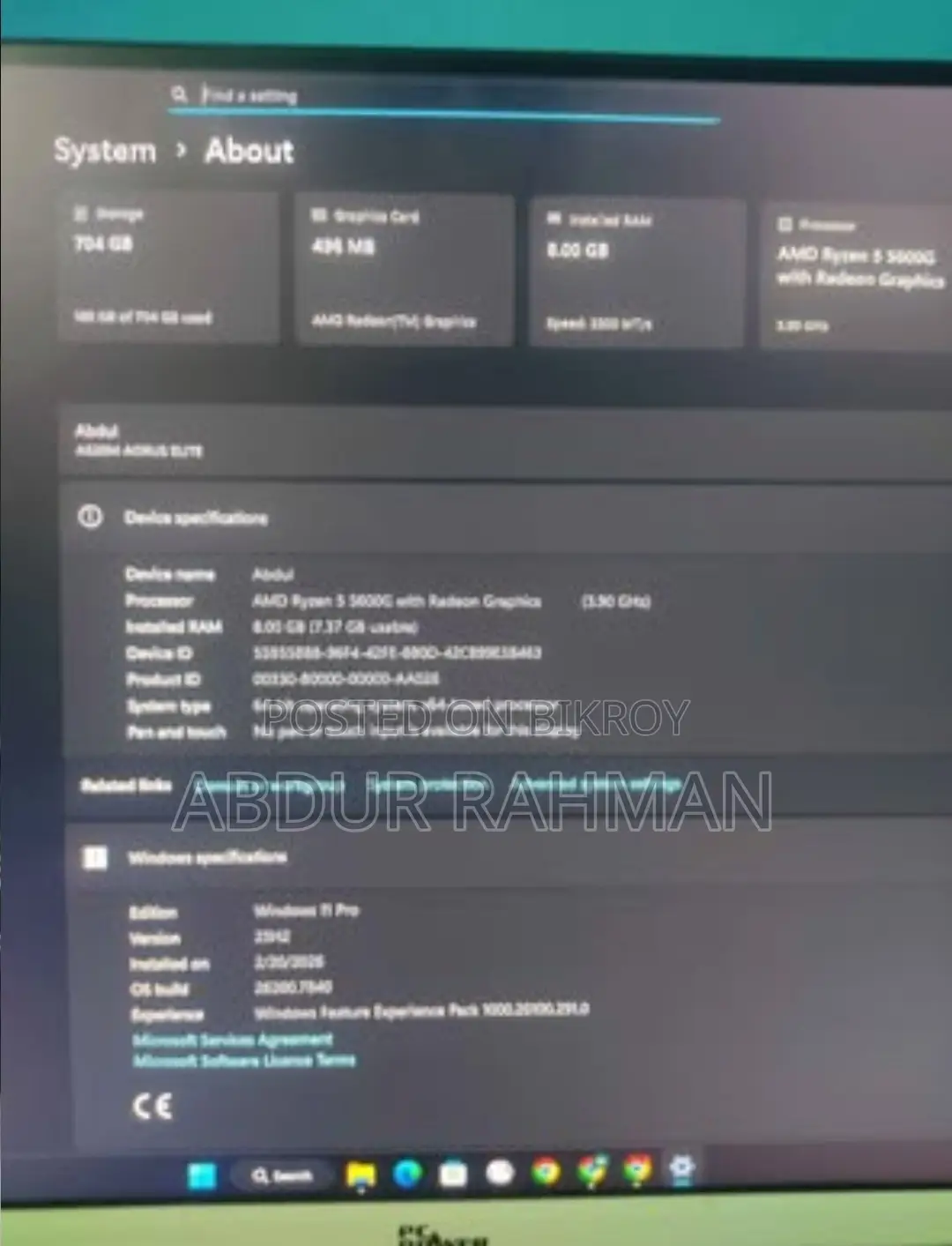 PC & Monitor Keyboard Sell