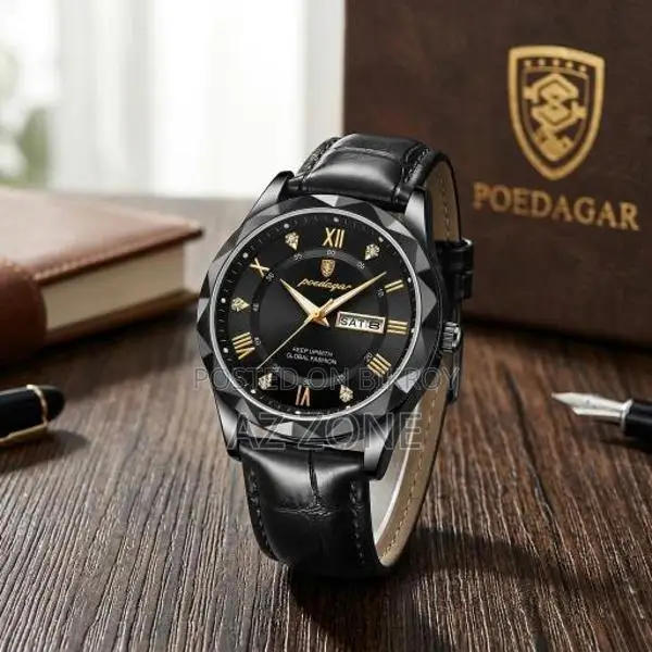 Poedagar Luxury Men's Watch - Royal Edition (Brand New) ⌚