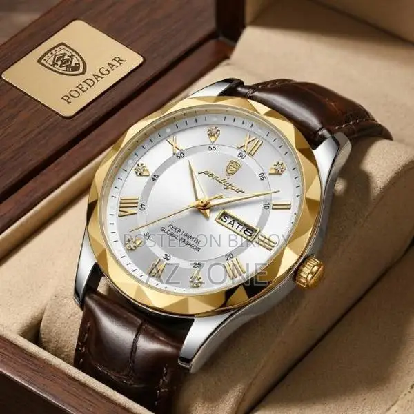 Poedagar Luxury Men's Watch - Royal Edition (Brand New) ⌚