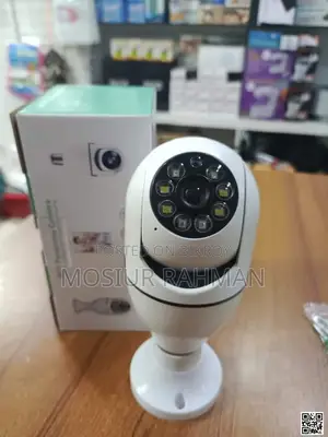 Ptz Wifi 360 Degree Rotating Bulb Camera