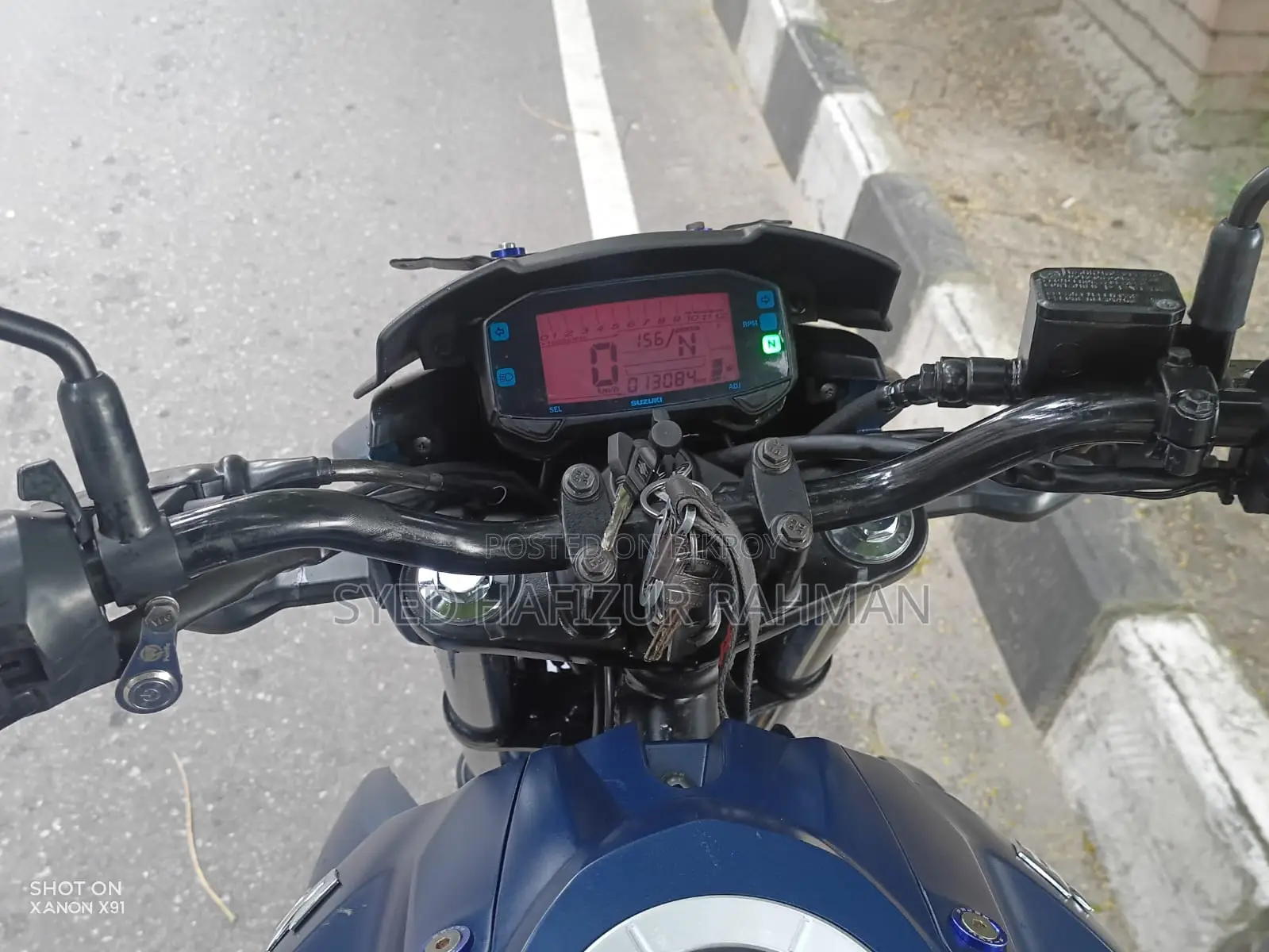 Suzuki Gixxer Monotone 2022 Blue