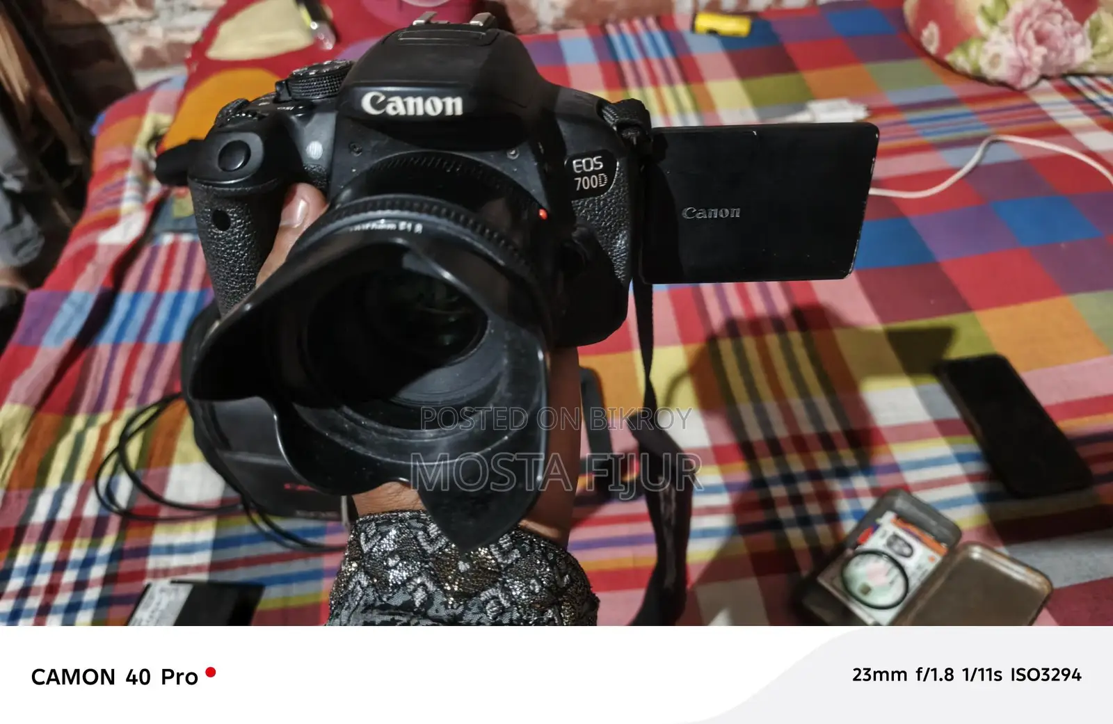 Canon 700d Full Body Fresh Condition