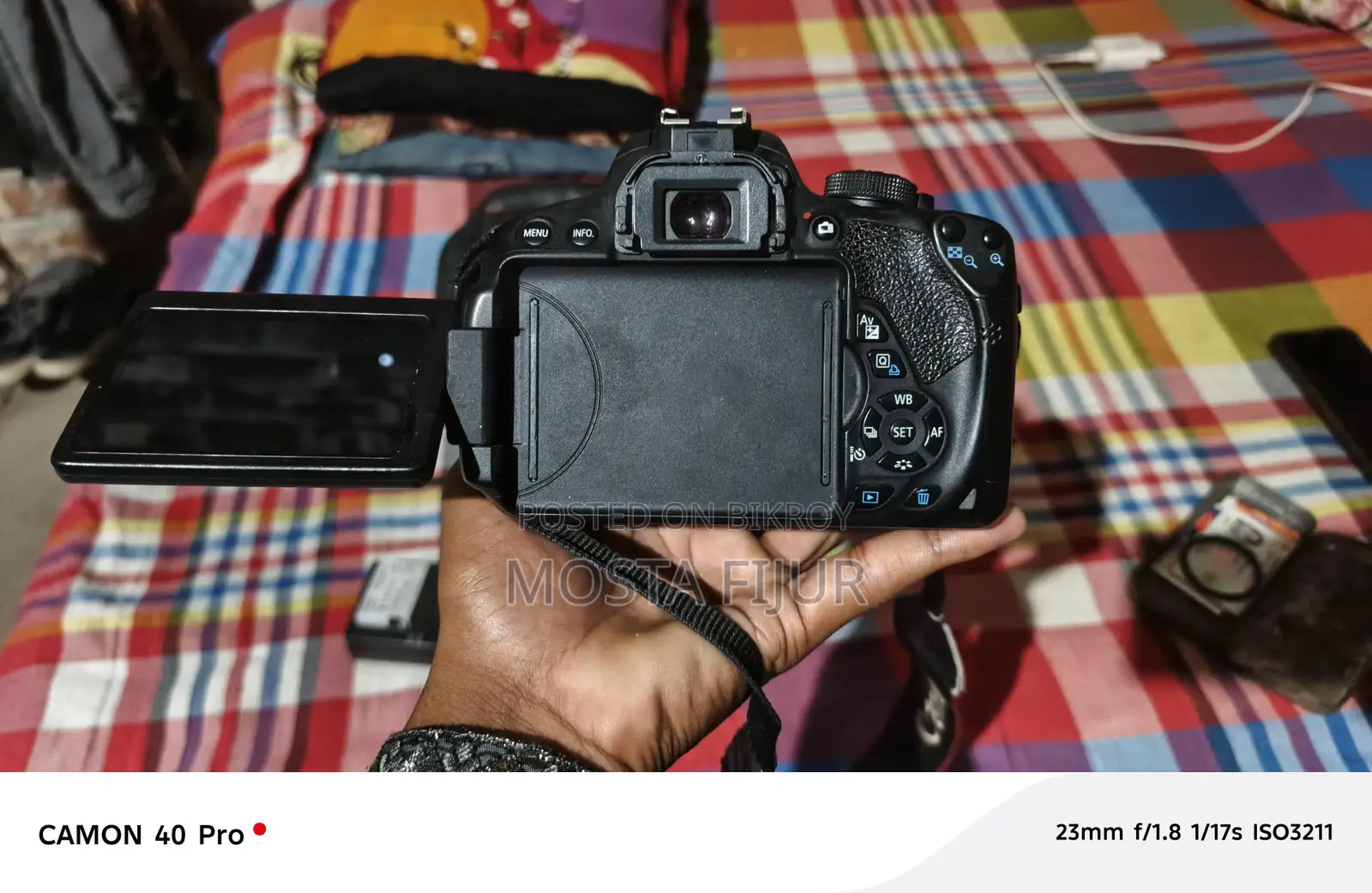 Canon 700d Full Body Fresh Condition