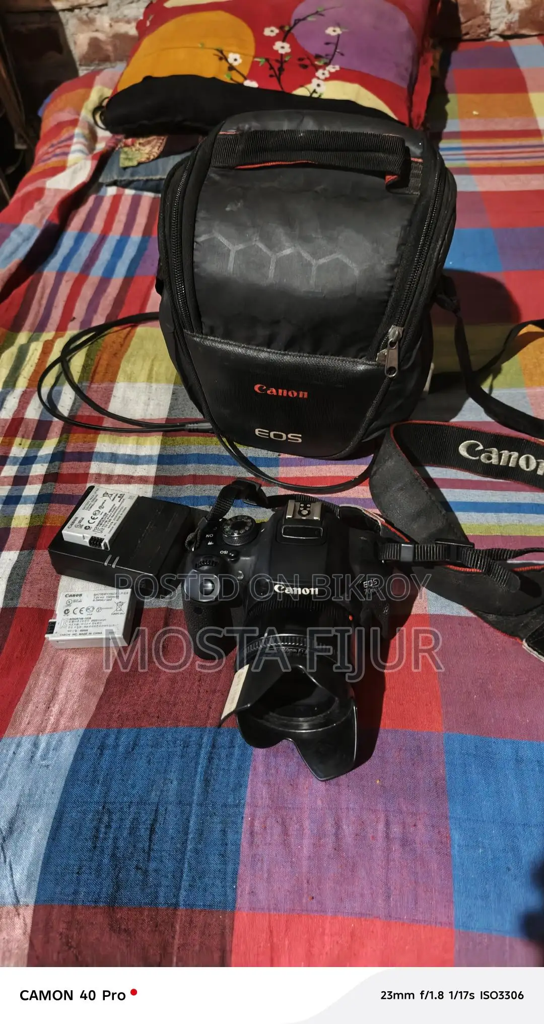 Canon 700d Full Body Fresh Condition