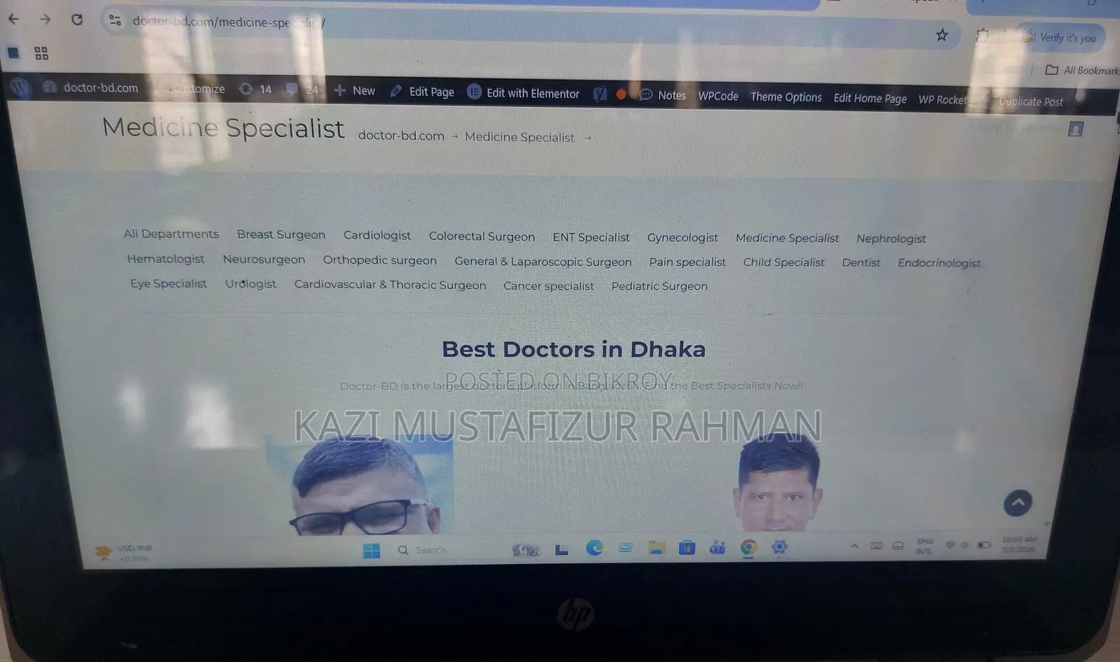 Bd Largest Doctor Portfolio Ready Website For Sale