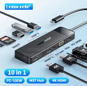 Lemorele USB C Docking Station for Laptop