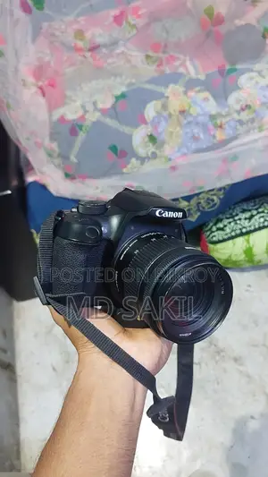 Canon 1300d DSLR Camera (Good Condition) + Lens