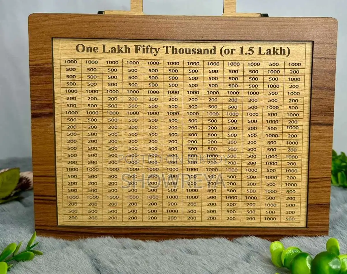 Wooden Savings Box