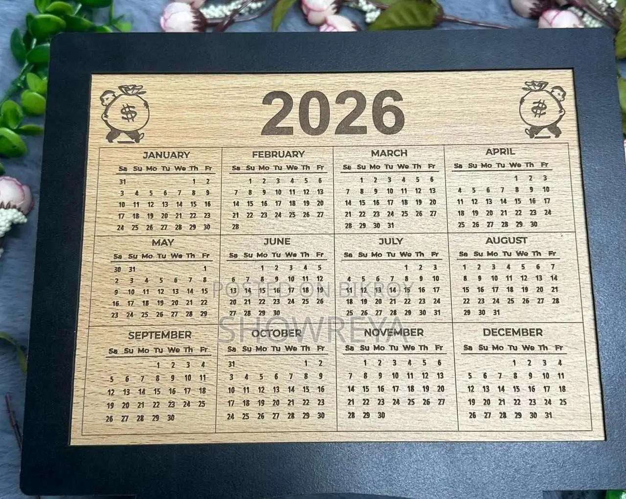 Wooden Savings Box