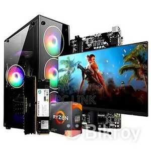 AMD Ryzen5 5600G গেমিং পিসি, RAM 8GB/128GB M.2 & 500GB-19’’ DELL / HP
