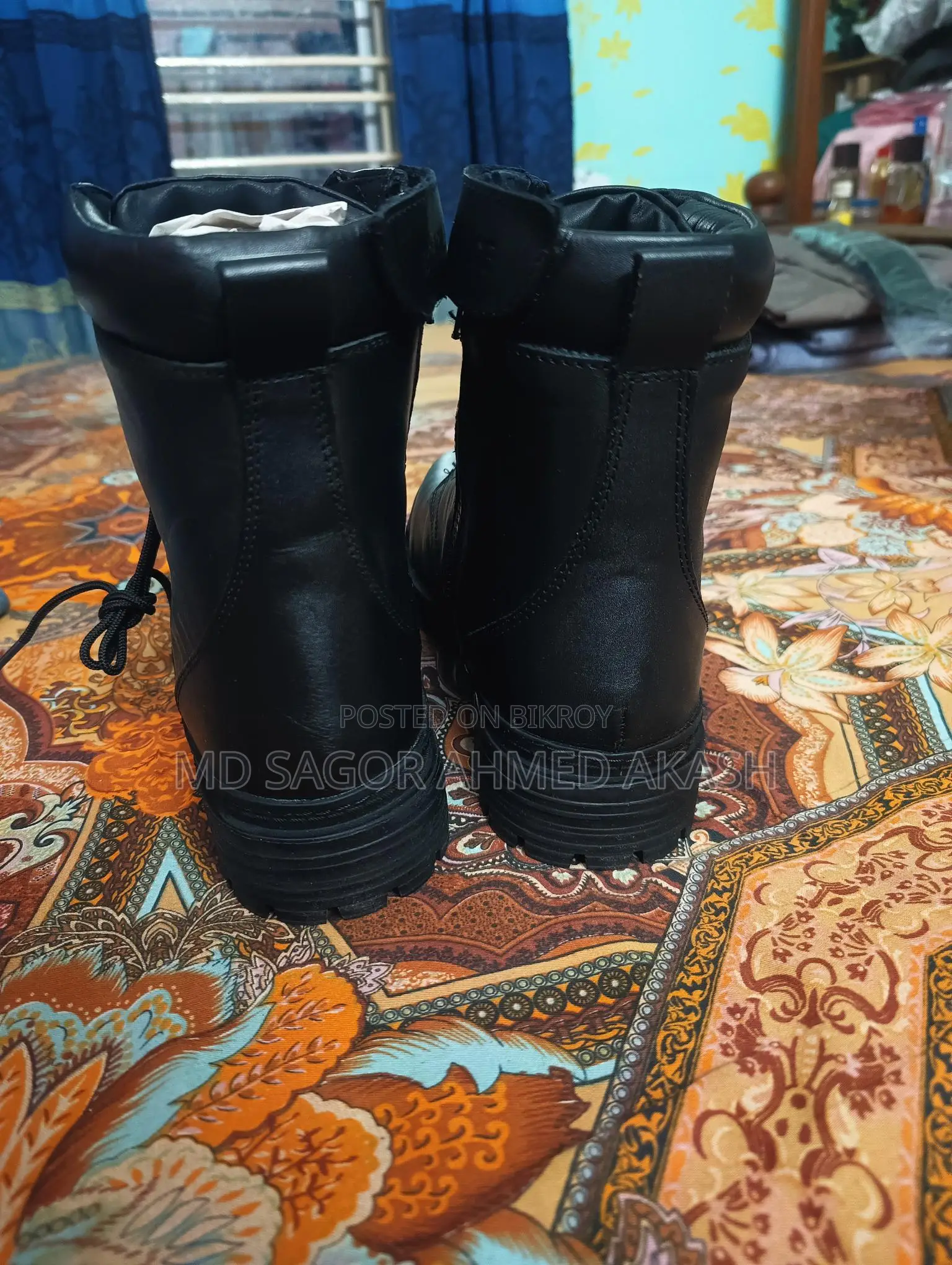 Semi-long Boot For Police /Soldier Made