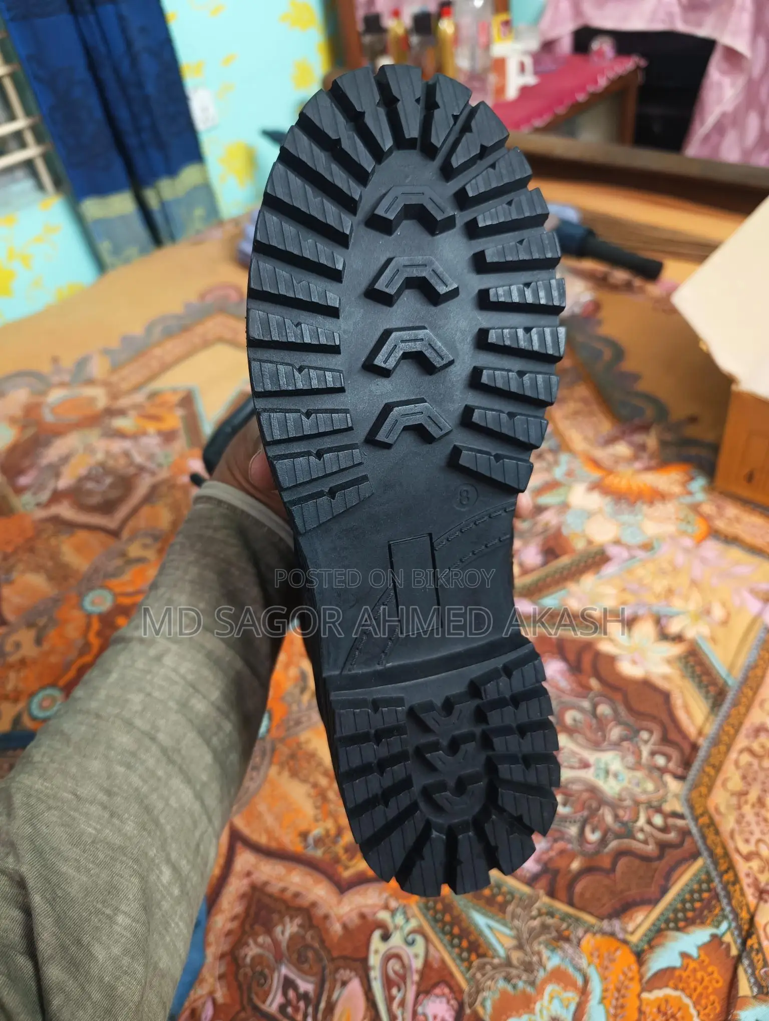 Semi-long Boot For Police /Soldier Made