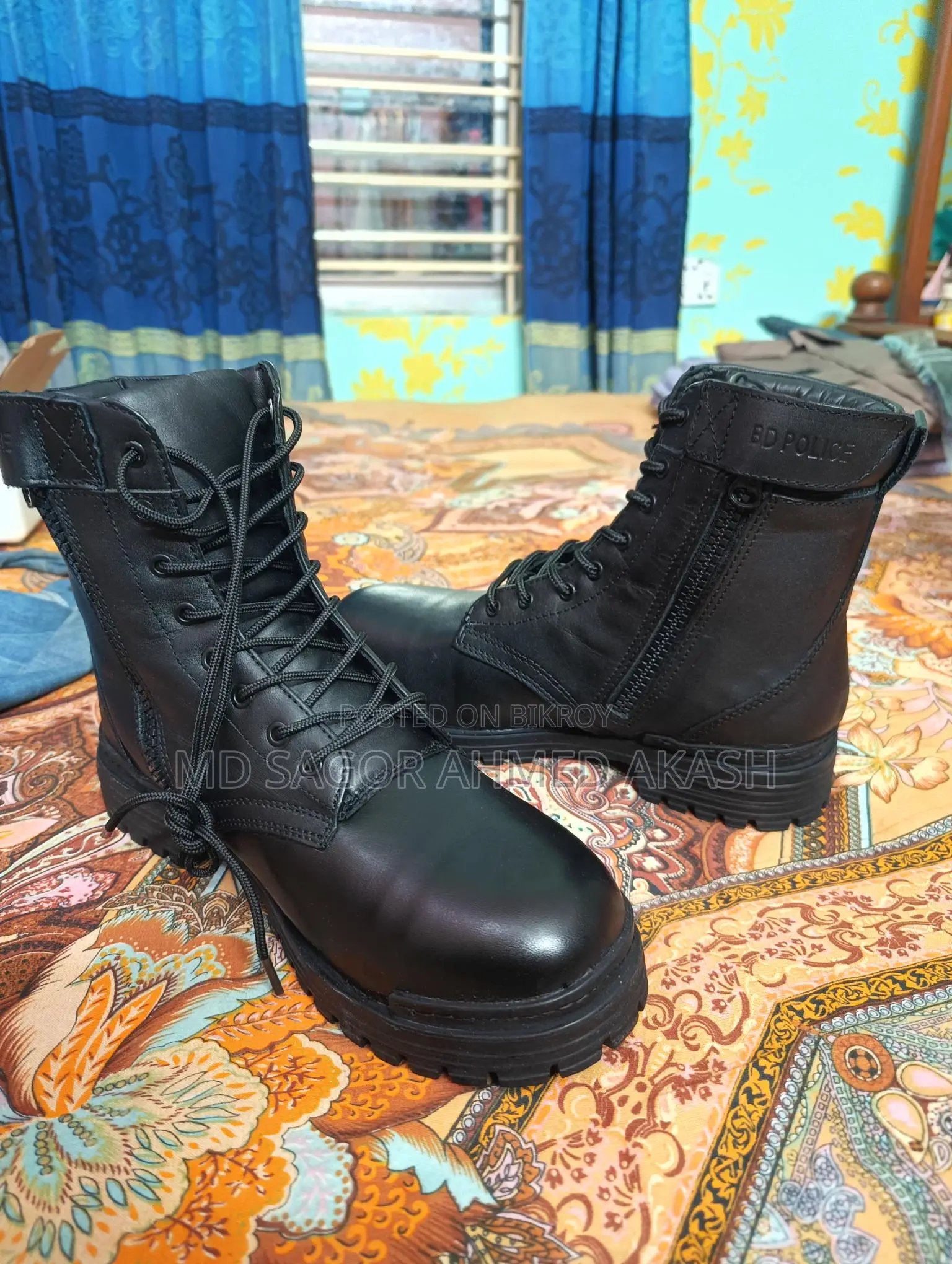 Semi-long Boot For Police /Soldier Made