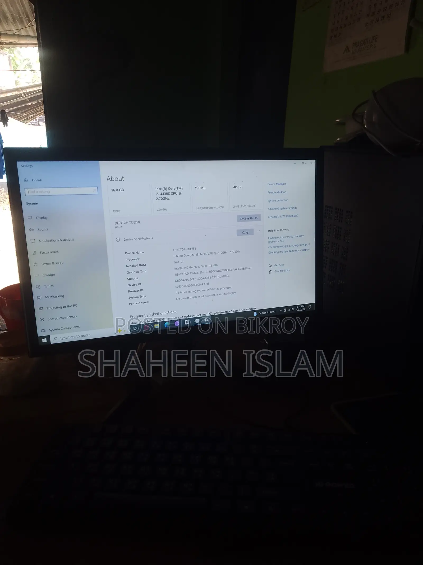 Desktop PC for Sale