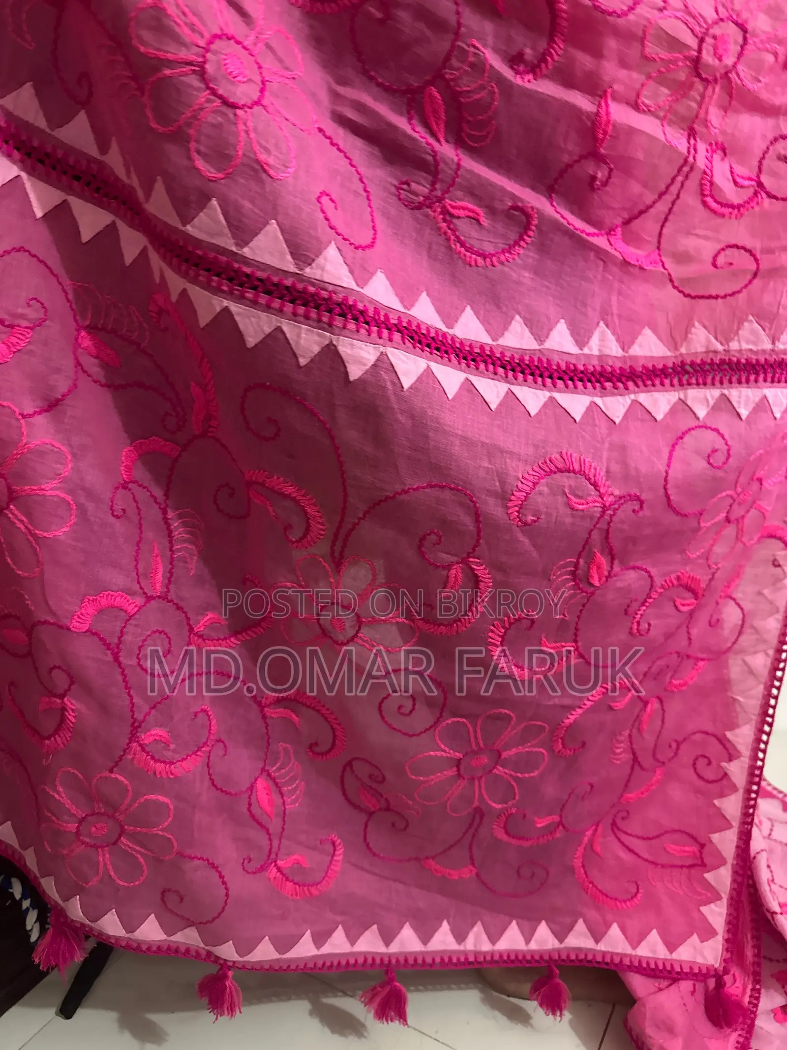 Hand-Embroidered Saree