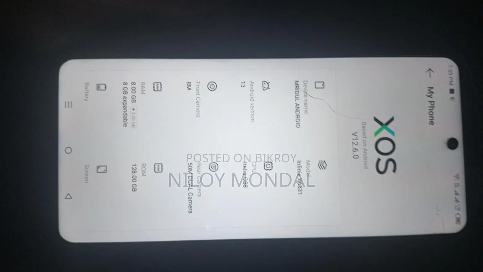 Infinix Note 30 . (Used)