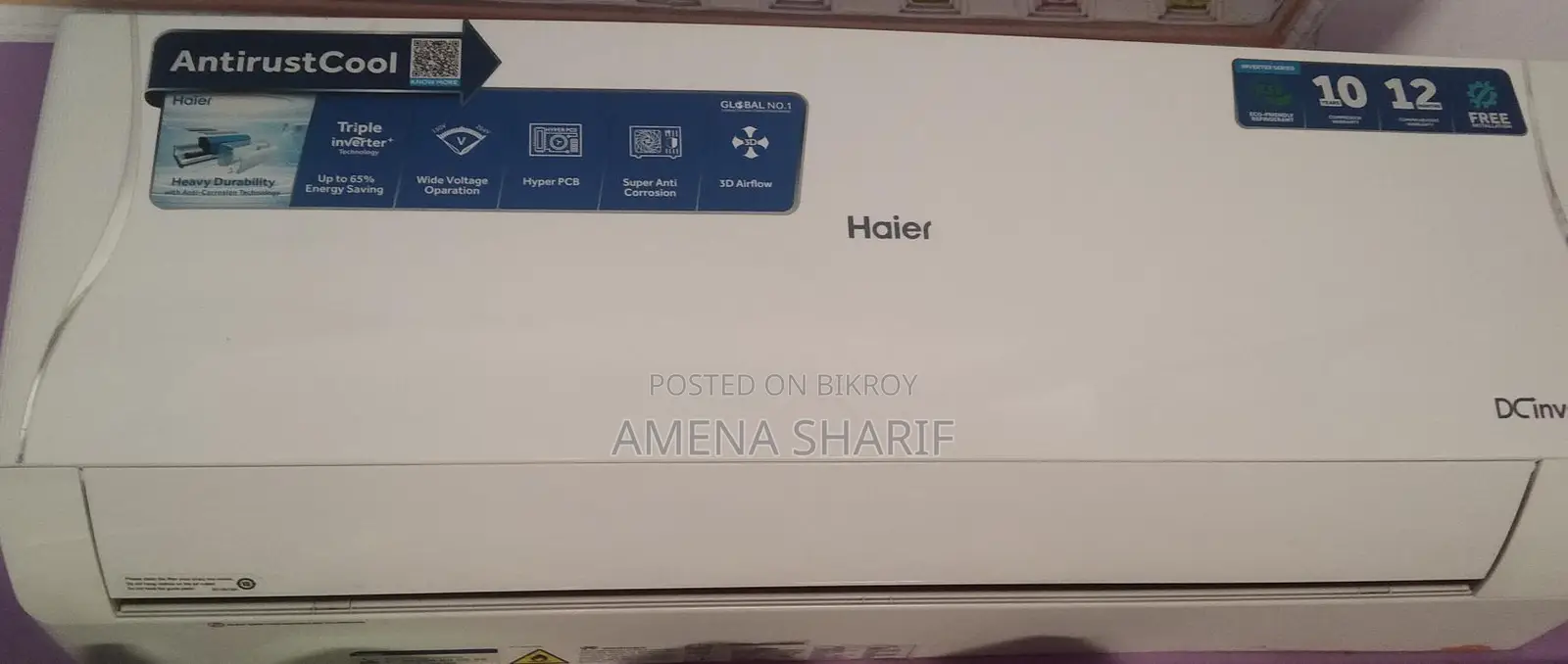 Haier AC DC Inverter 1.5 Ton
