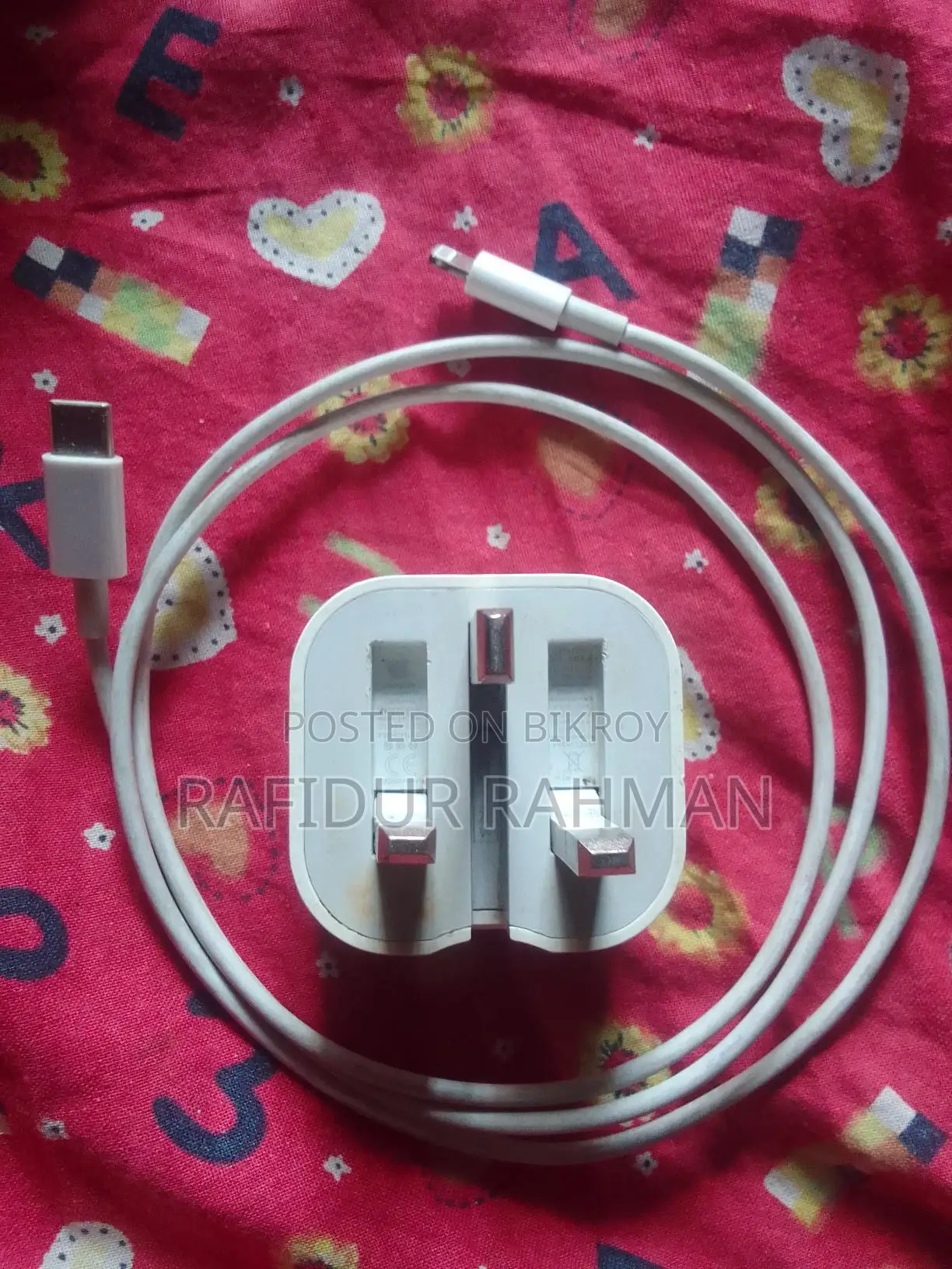 Apple Adapter + Type C Cable 20w