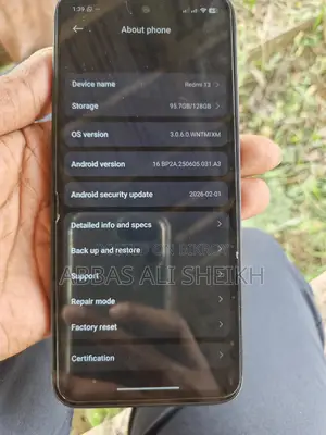 Xiaomi Redmi 13c . (ব্যবহৃত)