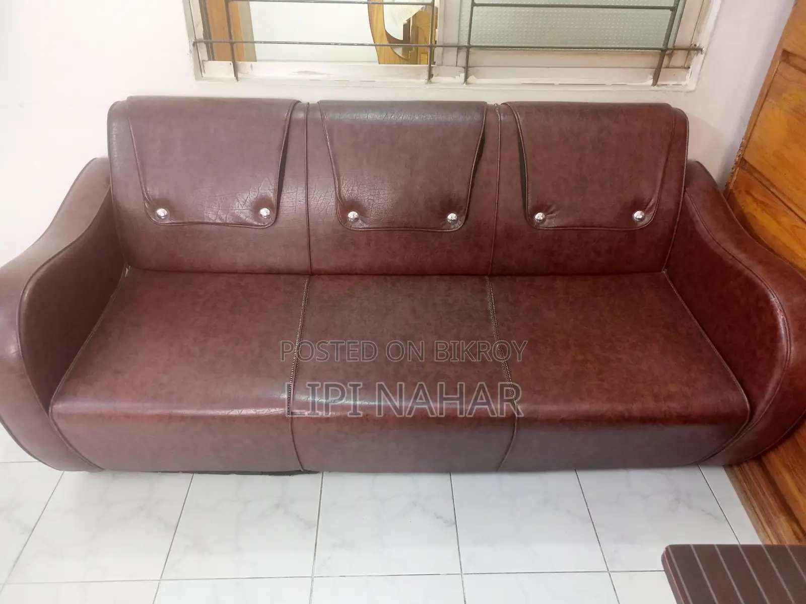 3+2 Seat Leather Sofa