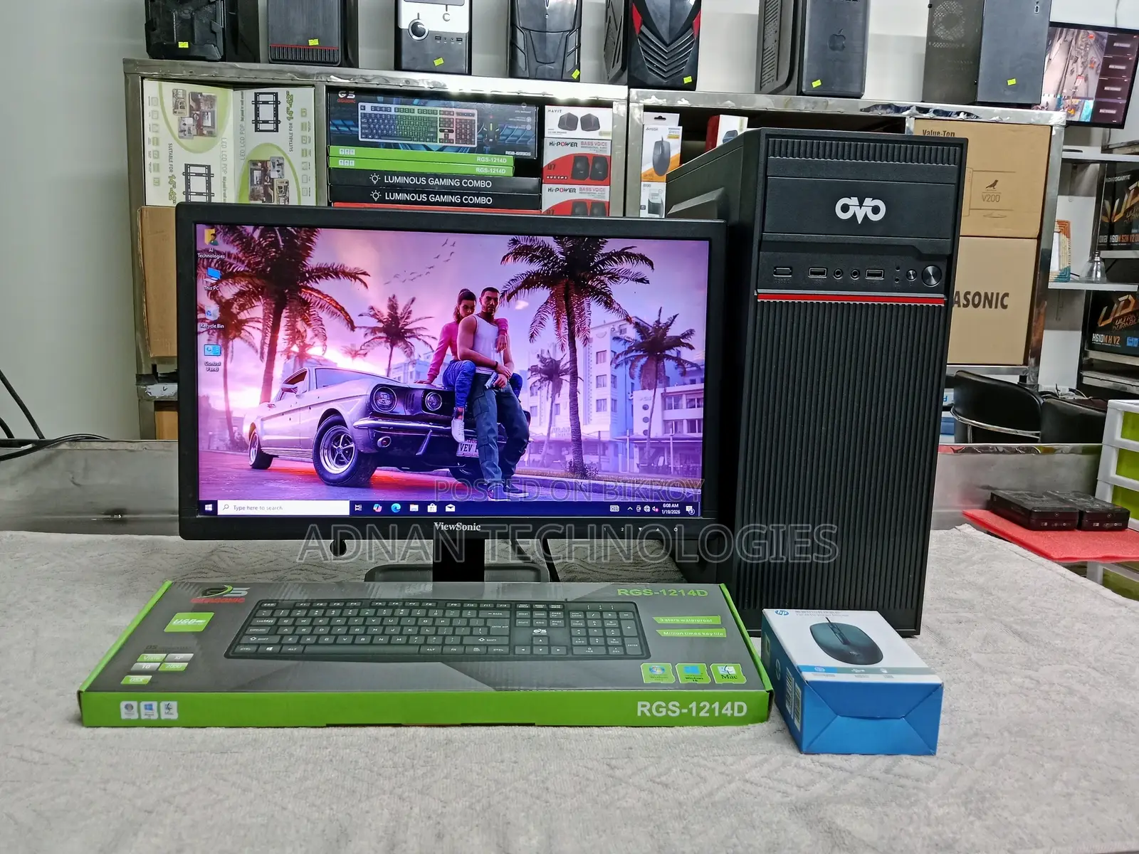 Desktop Computer 4GB Intel Core i3 HDD 500GB