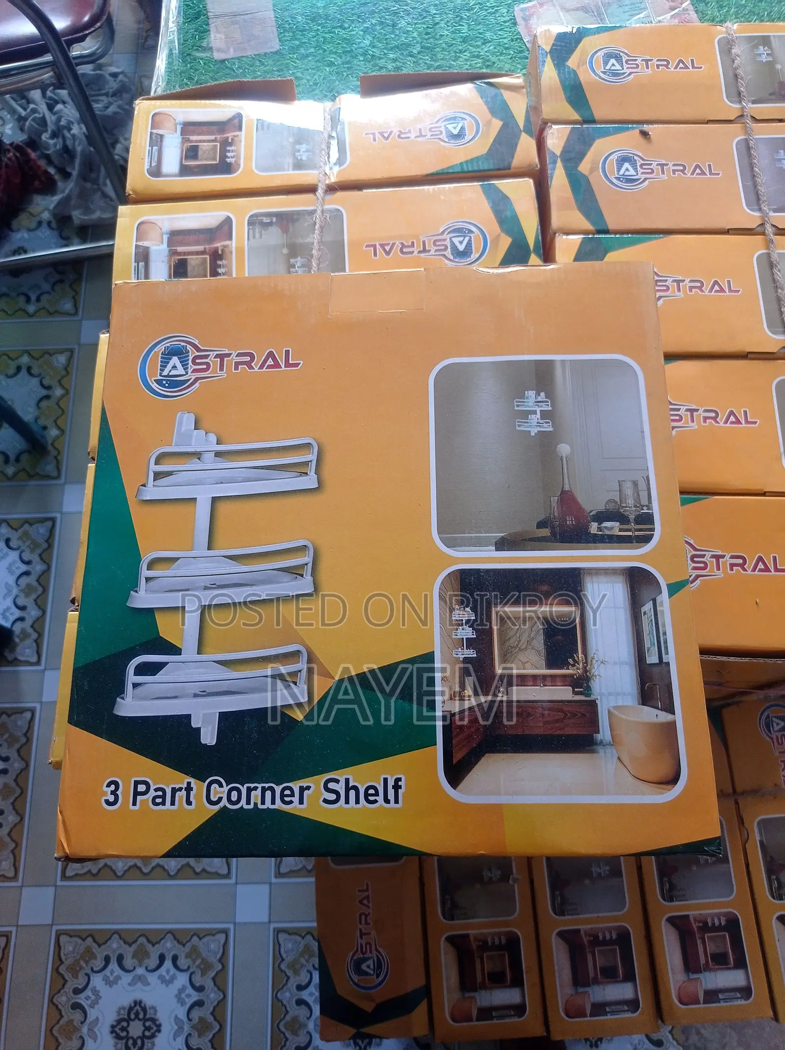 PVC Corner Shelf