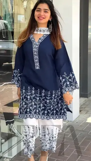 সফট কটন এমব্রয়ডারি থ্রি পিস