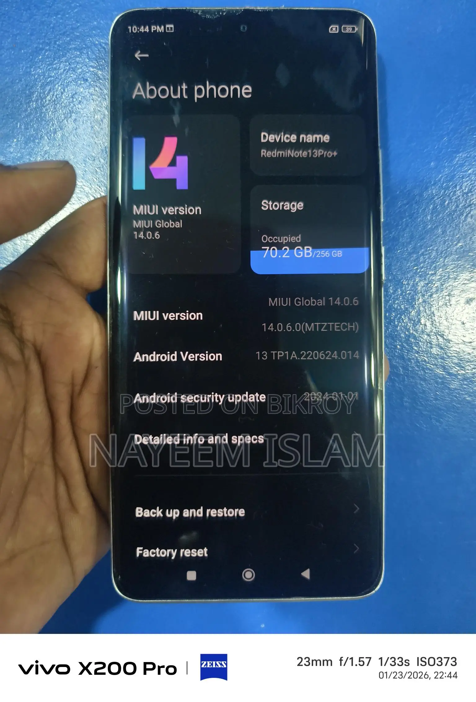Xiaomi Redmi Note 13 Pro Plus (Used)