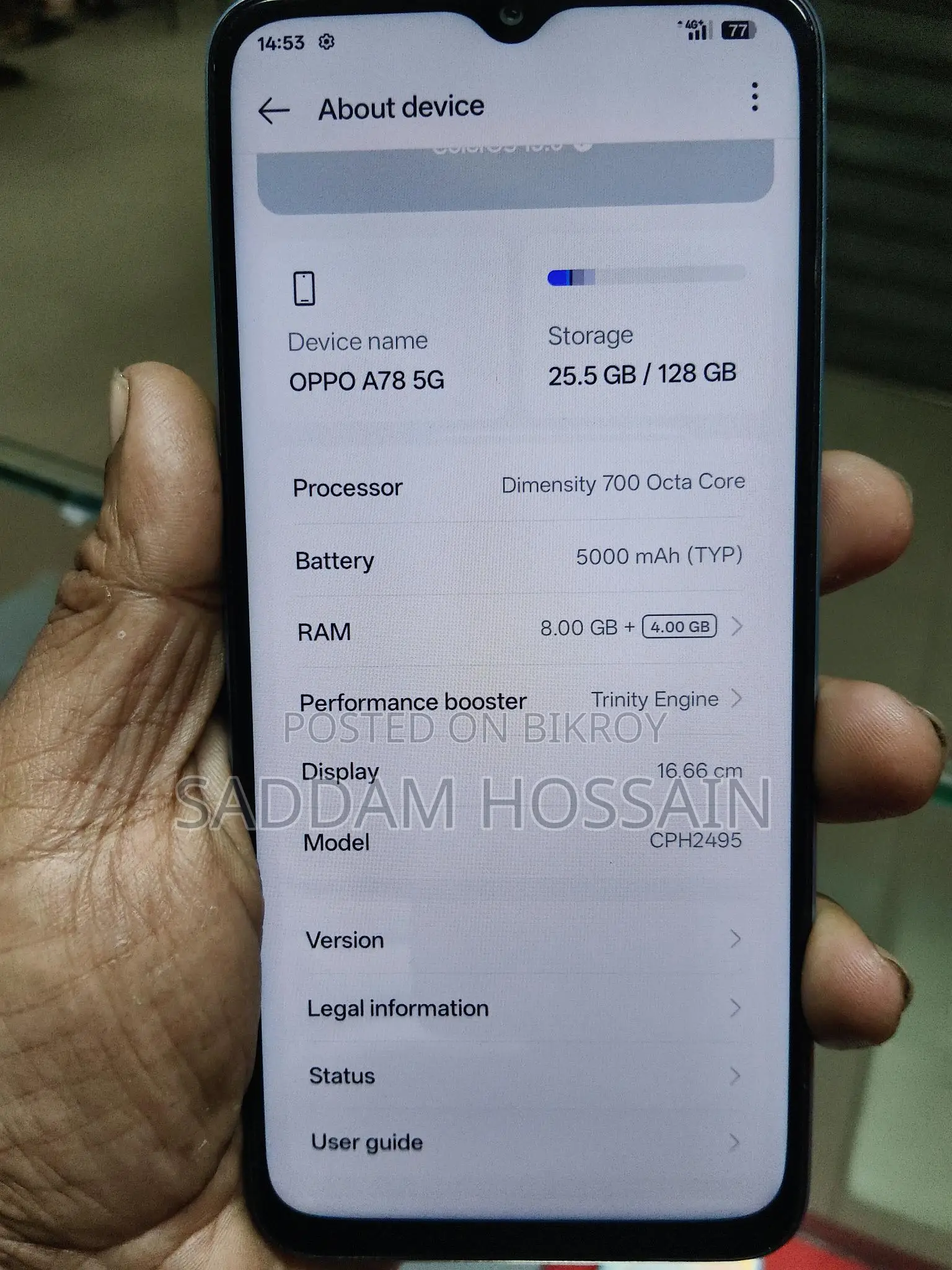 OPPO A78 5G (Used)
