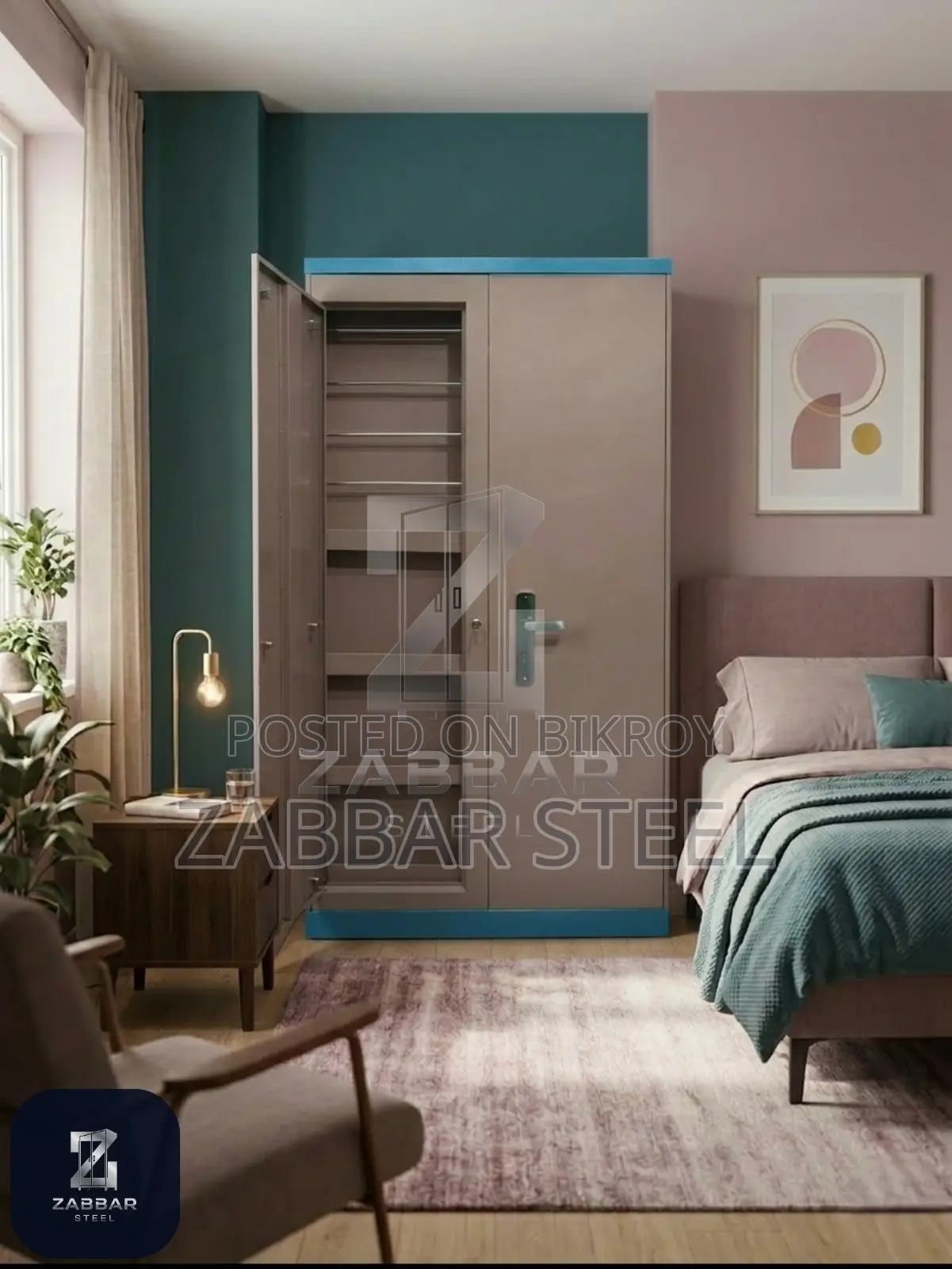 Stylish Two Door Steel Almirah