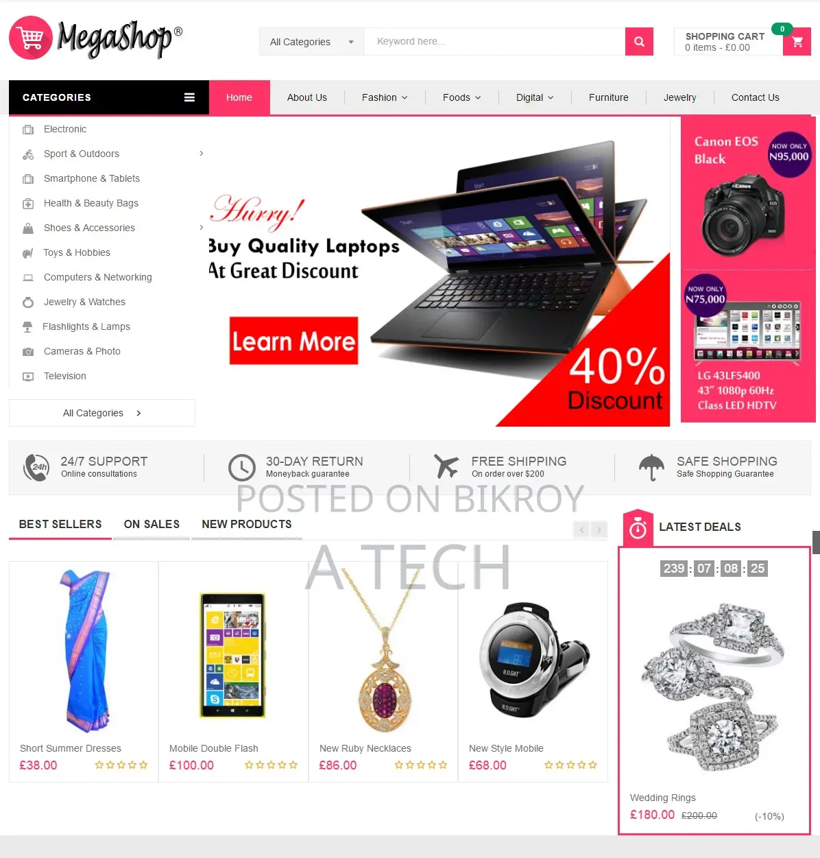 Website For Your Business Or E Commerce service