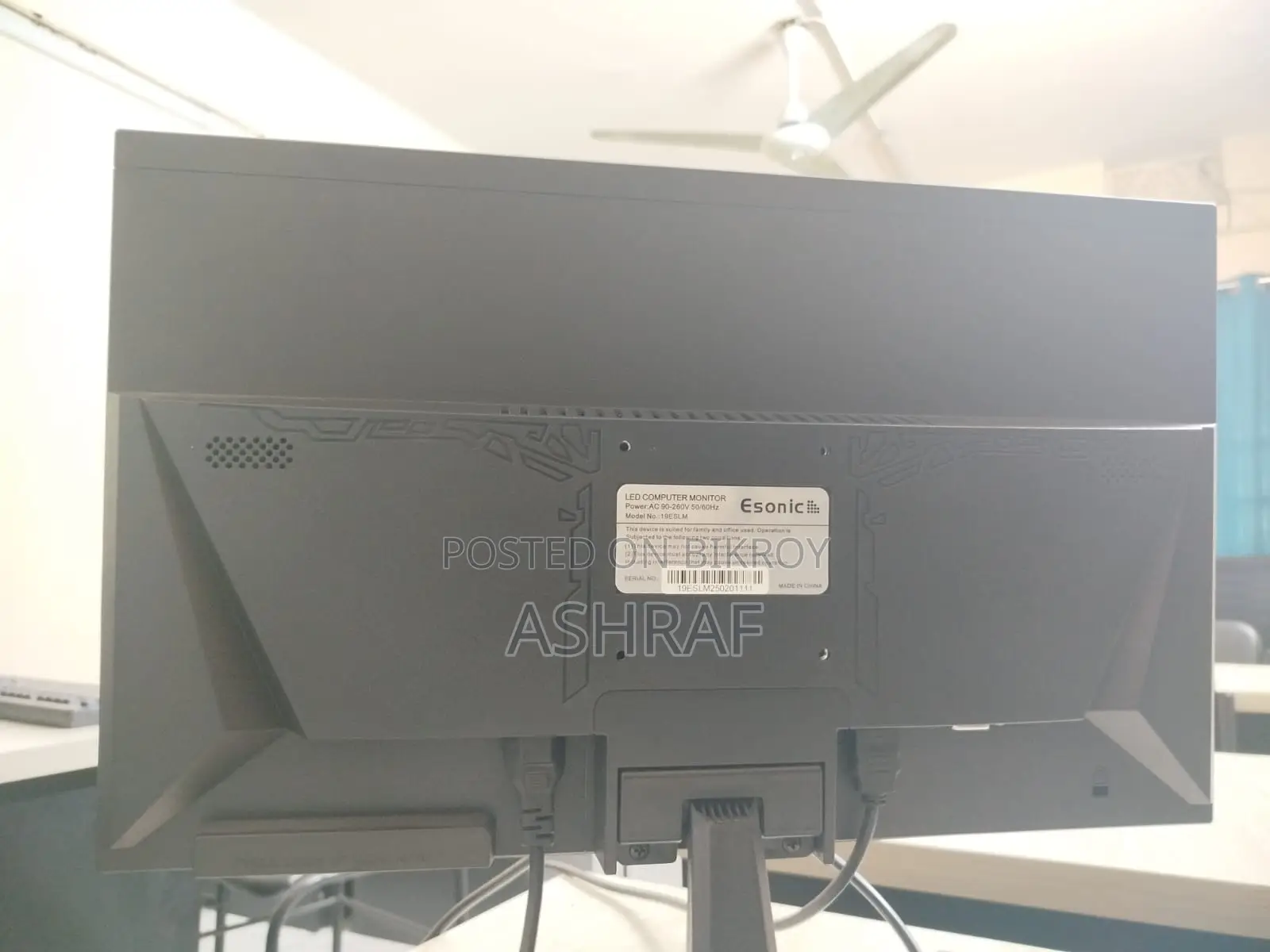 Esonic ১৯ ইঞ্চি এইচডি এলইডি মনিটর ESLM19W