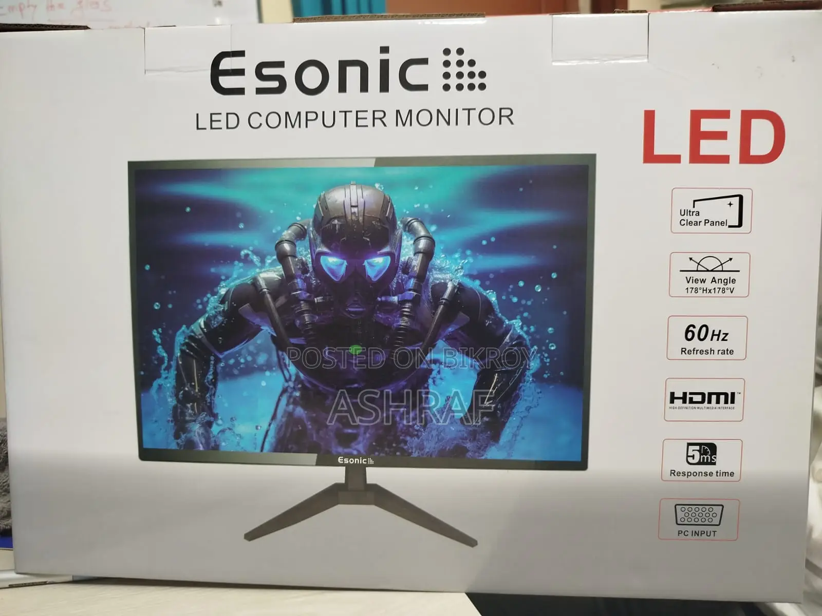 Esonic ১৯ ইঞ্চি এইচডি এলইডি মনিটর ESLM19W