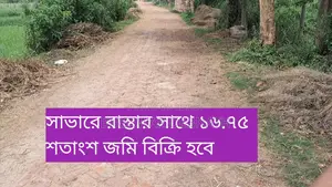 16.75 Decimal Roadside Land for Sale in Savar, Dhaka