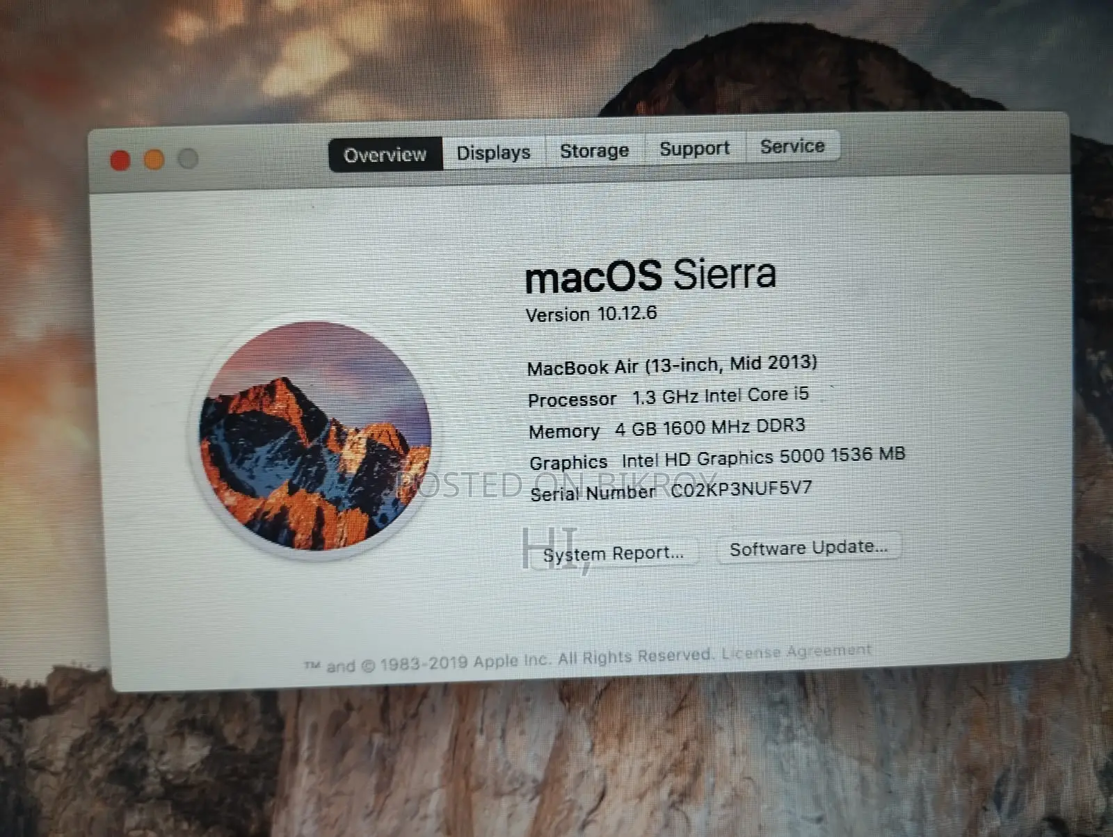 Apple Laptop "macbook Air I5"