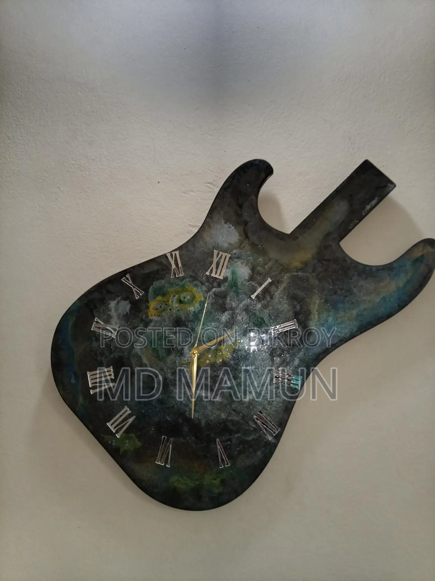 Epoxy Resin Wall Clock