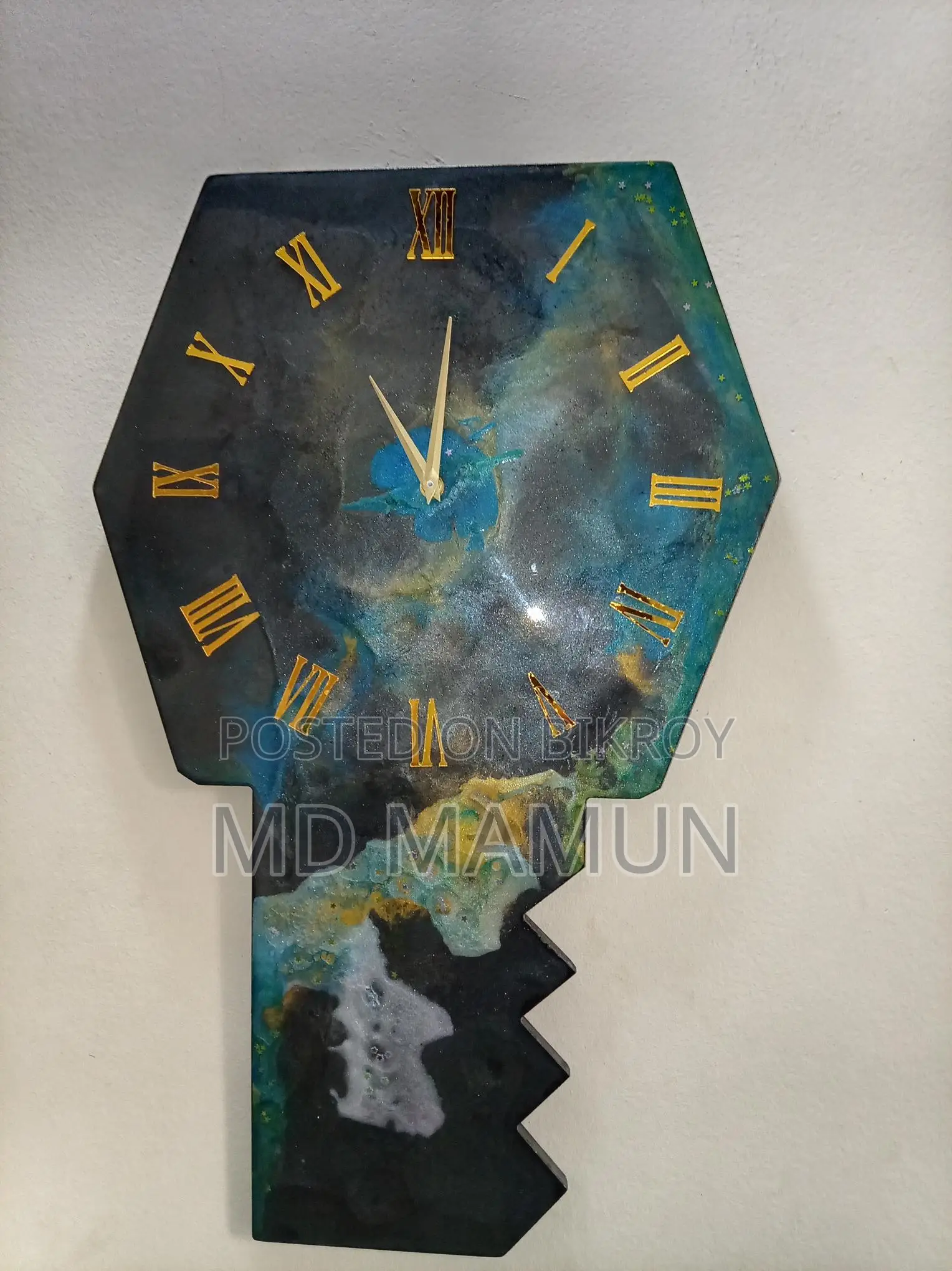 Epoxy Resin Wall Clock