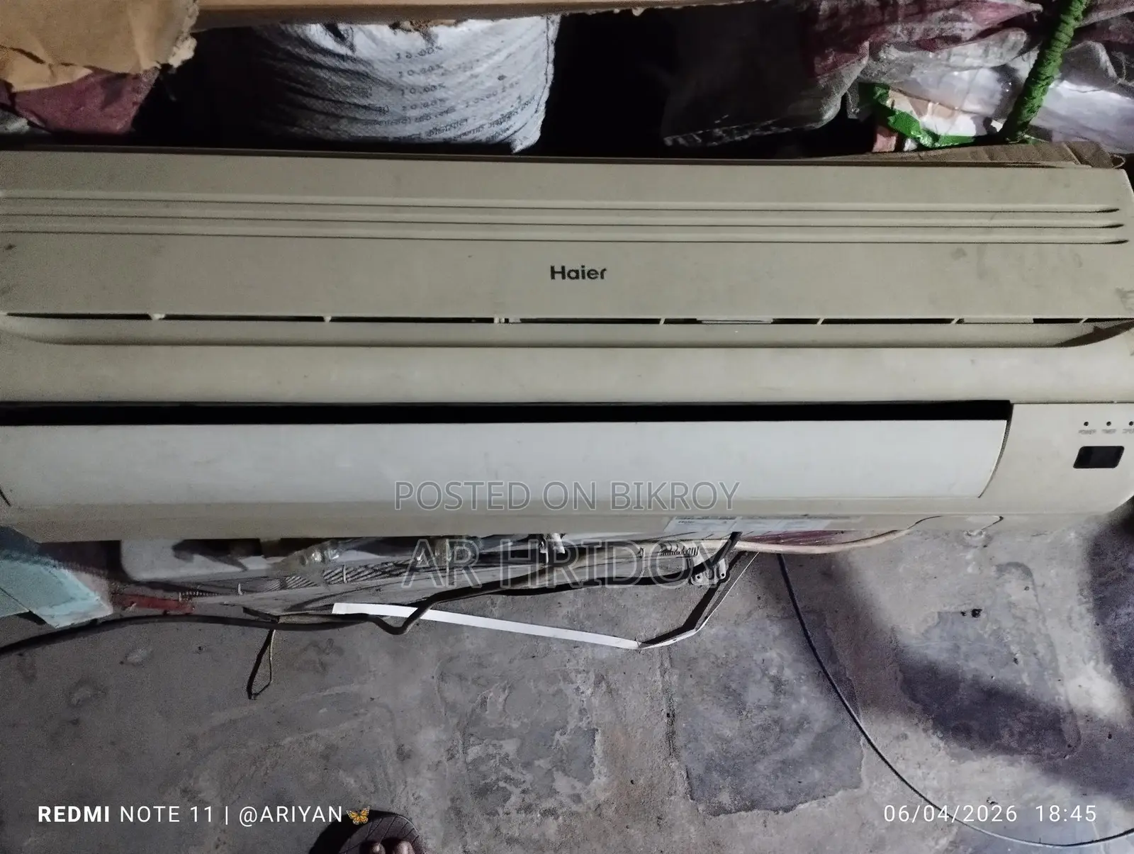 Haier ব্রান্ডের ১.০ টন এসি সেল করা হবে!