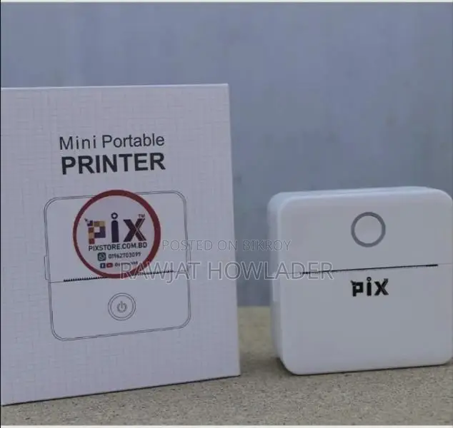 1 Pic Printers And 20 Paper Roll Combo