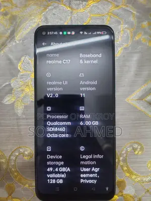 Realme C17 128 GB Blue