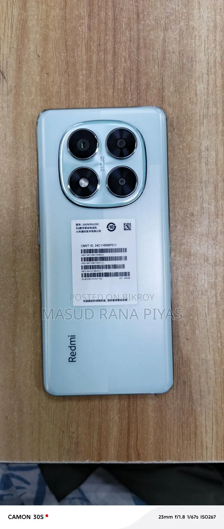 Xiaomi Redmi Note 14 pro 5g (Used)