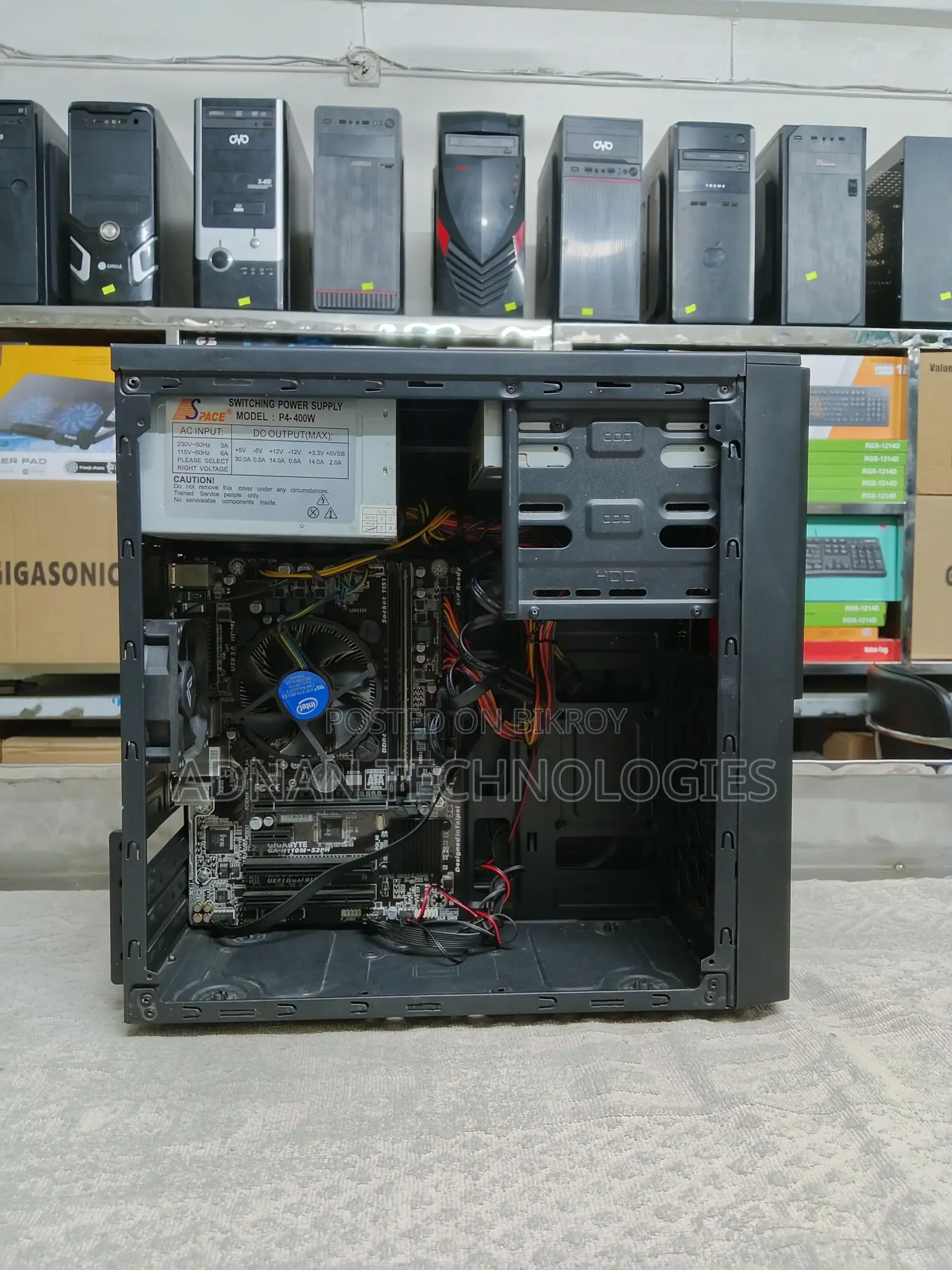 Desktop PC Intel Core i5 (6th Gen) | ASUS H110-G, 128GB SSD, 8GB RAM