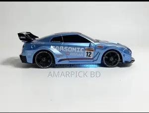 Buy 1:24 Nissan Gtr R35 Rc Drift Car Metallic Blue Edition